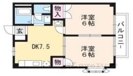 メゾン・ド・リノ２間取り図面