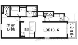 マグノーリア横田３間取り図面
