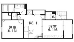 ヴィラ宮の前間取り図面