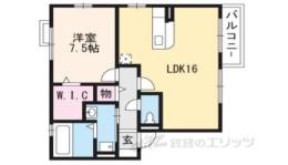 リビングタウンくにみB棟間取り図面