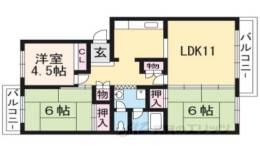 守山駅前東住宅１号棟間取り図面