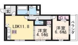 セジュール長岡天神間取り図面