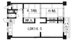 九条住宅　Ａ棟間取り図面