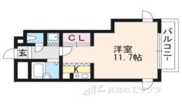 ライオンズマンション三条口間取り図面