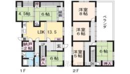 貸家間取り図面