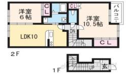 リクデロワＣ棟間取り図面