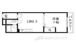 西陣グランドハイツ間取り図面