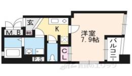 べラジオ祇園鴨川間取り図面