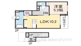 ラ・フォート月夜田間取り図面