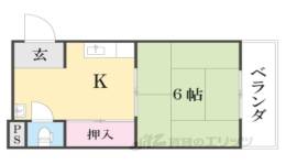 高瀬川マンション間取り図面