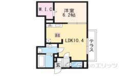 アイ・シャルム鹿王間取り図面