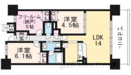 エスリード大津グランテラス間取り図面