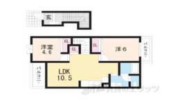 甲西サンライフＢ間取り図面