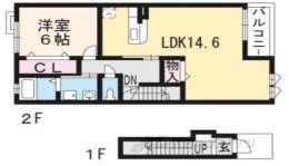 サンシャイン　フジ４間取り図面