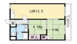コーポ衣川間取り図面