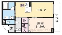 シャーメゾン四条桂川間取り図面