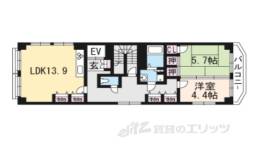 プリシード東福寺レジデンス間取り図面