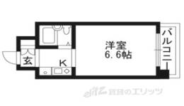 朝日プラザ京都三条口間取り図面