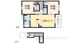 クローヴ・アヴェニュー・Ｍ３間取り図面