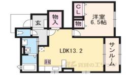 クローヴ・アヴェニュー・Ｍ３間取り図面