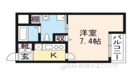 メゾン・サンマルタン京大北間取り図面