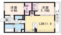 アンソレイエくさつ間取り図面