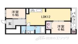 西京極ガーデンハイツ間取り図面