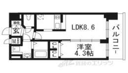 プレサンスTHE KYOTO彩美間取り図面
