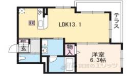 西ノ京メルフォーレ間取り図面