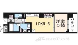 ｲｰｸﾞﾙｺｰﾄ山科椥辻ｽﾃｰｼｮﾝﾌﾛﾝﾄ間取り図面