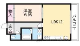 コーポラスコキチ間取り図面