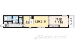 シャーメゾン御所西間取り図面