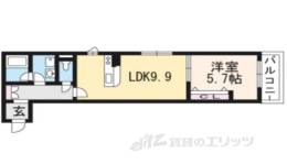 シャーメゾン御所西間取り図面