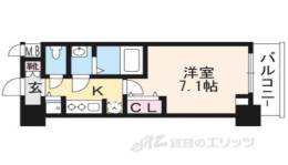アドバンス京都ソナーレ202間取り図面