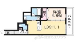Pｉｋｅｔｒｅｅ西京極間取り図面