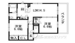 MAST COURT木津南B棟間取り図面
