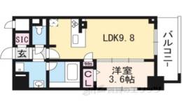 エクラージュ御池間取り図面