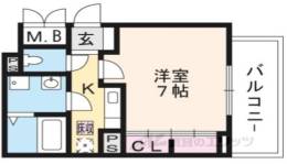アロッジオ長岡京間取り図面