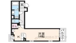 アロッジオ長岡京間取り図面