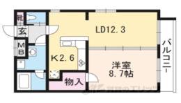 ＡＲＴＩＳＴＡ円町ドゥーエ間取り図面