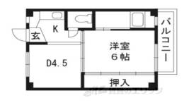 ビレッジハウス服部1号棟間取り図面