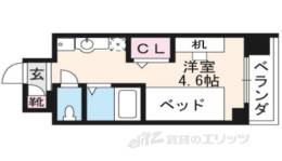 キャンパスヴィレッジ京都一乗寺間取り図面