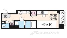 キャンパスヴィレッジ京都一乗寺間取り図面