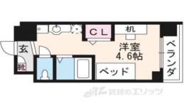 キャンパスヴィレッジ京都一乗寺間取り図面