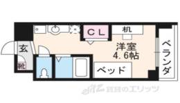 キャンパスヴィレッジ京都一乗寺間取り図面