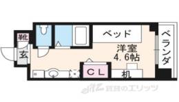 キャンパスヴィレッジ京都一乗寺間取り図面