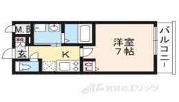エスカーサ京都四条梅津間取り図面