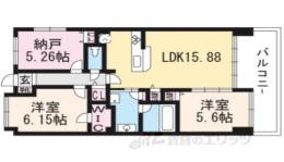 グランレブリー三条御幸町間取り図面