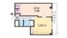 奈良アサカハイツ西間取り図面