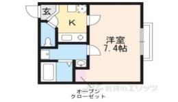 サウスゲート東福寺間取り図面